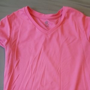 Pink workout shirt